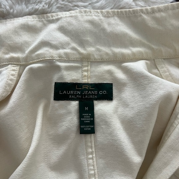 Ralph Lauren white jean jacket, good condition, size m - Picture 7 of 7